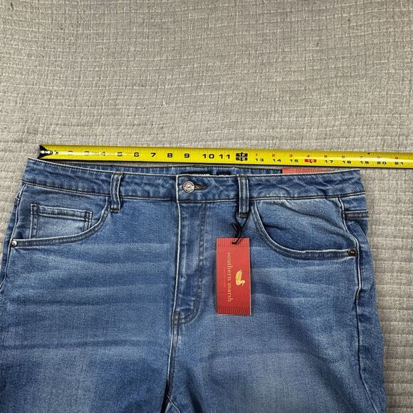 NWT Southern Marsh Greenville Stretch Denim Jeans Men 36x30 Light Blue - Picture 4 of 10